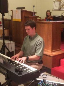 2016-5-10 Peter on Piano & Phebe on Violin ROA Wesley Commons