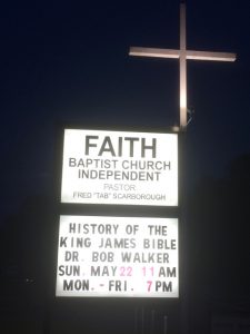 2016-5-27 FBC Road Sign